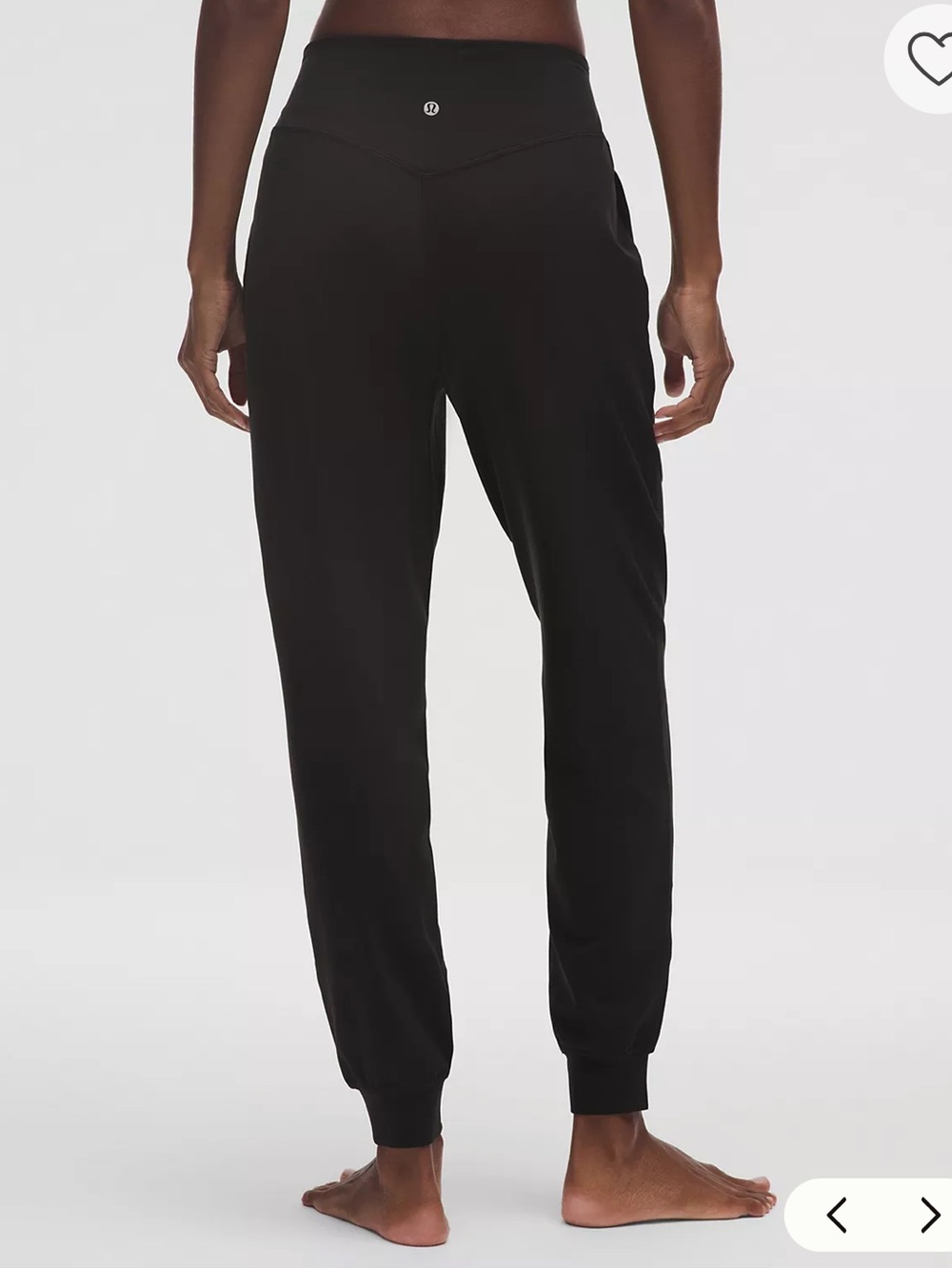 NWT lululemon athletica High-Rise Jogger size 2 Black - Picture 4 of 7